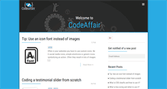 Desktop Screenshot of codeaffair.com