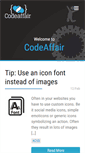 Mobile Screenshot of codeaffair.com